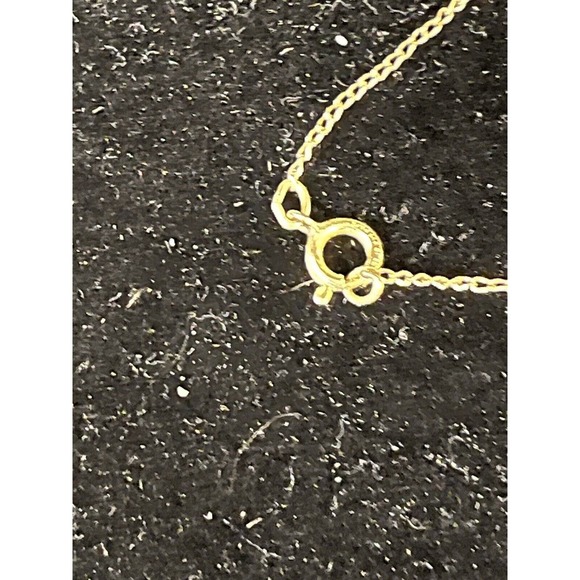 Delicate 18 1/2” 10K Gold Oval/Round Link Neck Chain - Picture 3 of 3